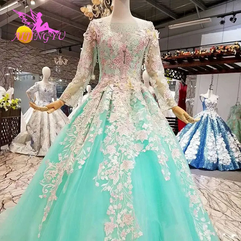 AIJINGYU платья с жемчужинами до пола шлейфом Guangzhou шнуровка Coutures Марокканское