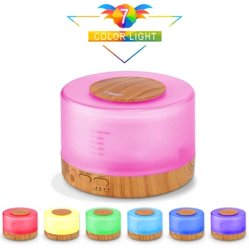

VVPEC 500ML Aroma Air Humidifier Essential Oil Diffuser Aromatherapy Electric Ultrasonic cool Mist Maker for Home