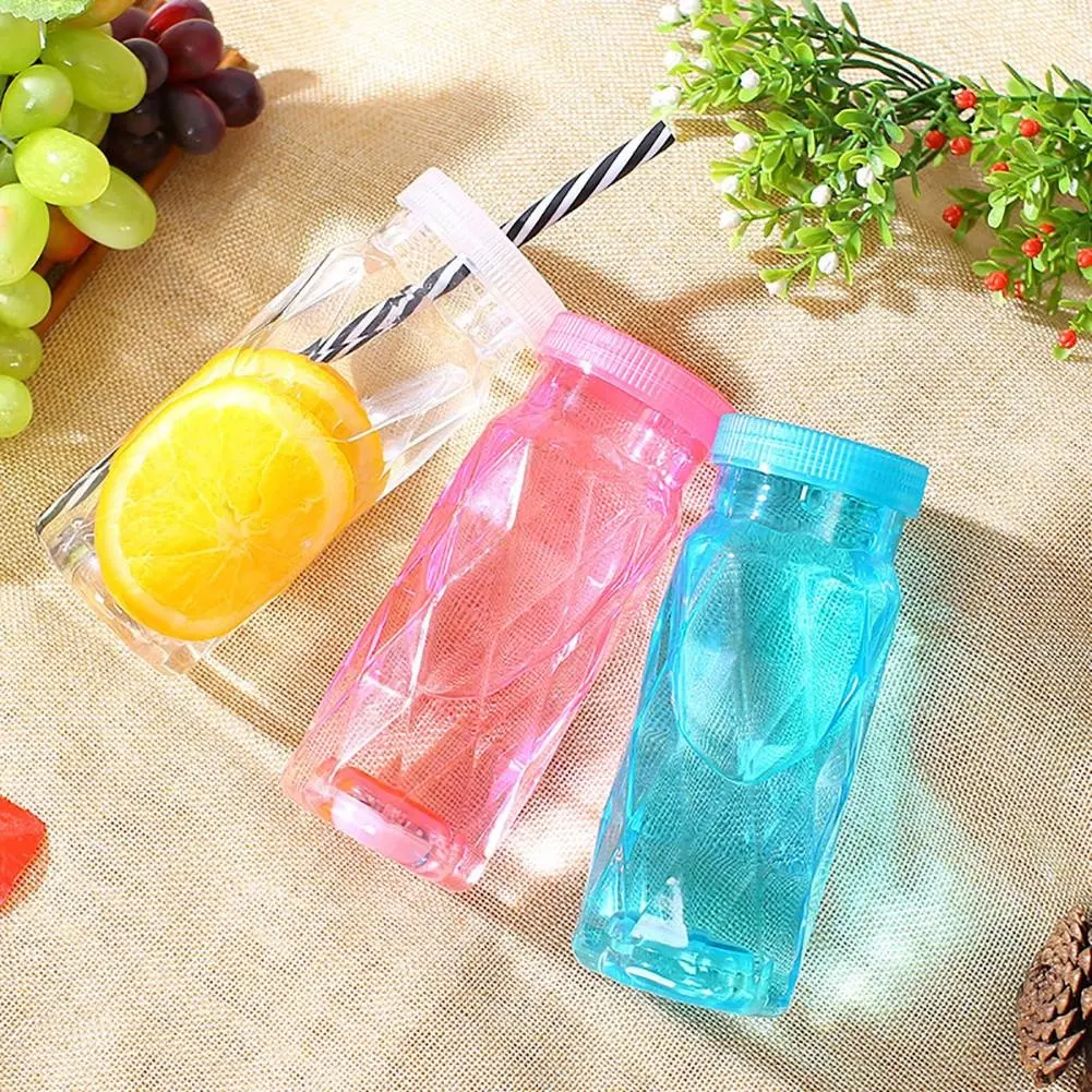 

Luminous Juice Cup Portable Environmentally Friendly Plastic Beverage Bottle Cute Summer Water Bottle cute water bottle