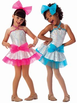 

2018 Real Cotton Professional Ballet Tutu Leotard The New Children's Stage Performance Clothing Costumes Cute Bow Dance Clothes