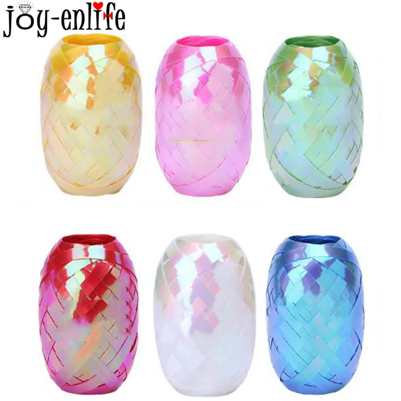 

6pcs 5mm*10m Balloon Rope Foil Balloon Ribbons Wedding Birthday Party Decoration Air Balloon Wrapping tape DIY Gift Ribbon