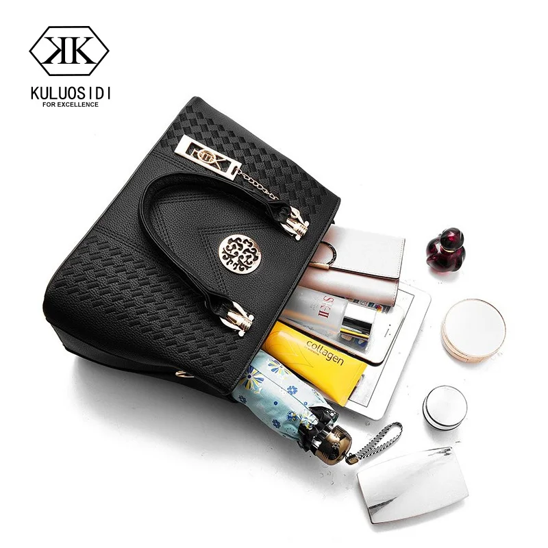 Embroidery Messenger Bags Women Leather Handbags Bags for Women 2018 Sac a Main Ladies Hand Bag