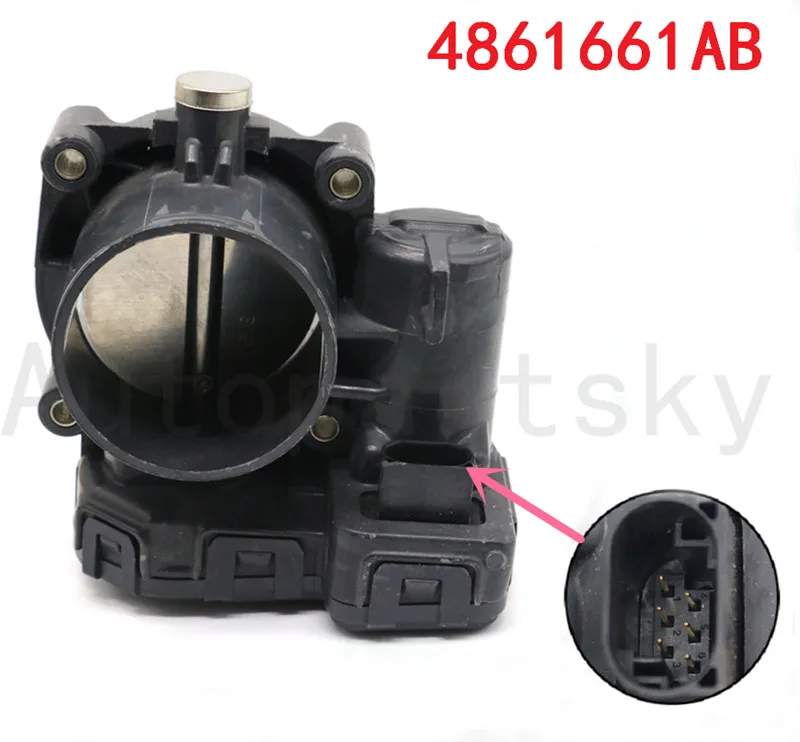 

For Jeep Dodge Ram Chrysler Grand Cherokee Liberty 3.7L Throttle Body Assembly w/ Actuator 4861661AB 4861661AA 337-02181 S20202