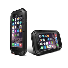 Love Mei для iPhone 6S чехол Роскошный металлический алюминий+ Мягкий силиконовый защитный чехол для телефона для iPhone 6 6S plus чехол