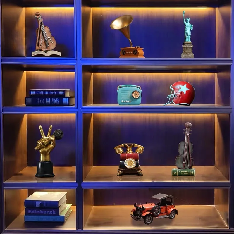 

Nostalgic retro ornaments phonograph creative home living room small display restaurant wine cabinet decorations