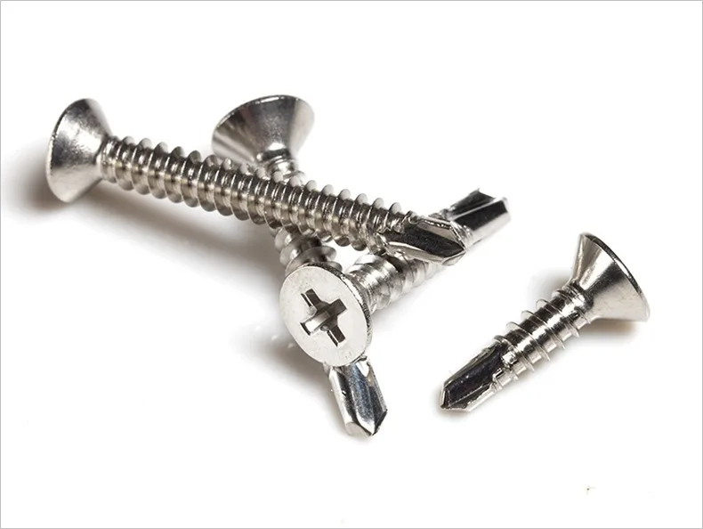 50pcs 410stainless steel Waterproof washer cross countersund flat head