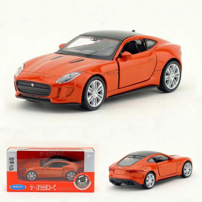 136 Scale JAGUAR F TYPE COUPE Toy Diecast Car Model Metal Pull Back