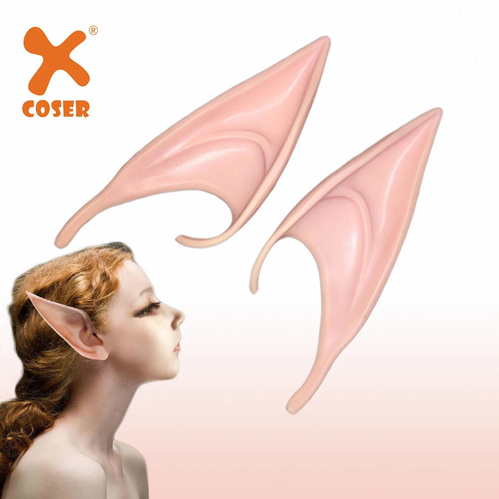 Xcoser светящийся эльф уха Косплей головной убор Хэллоуин косплей вечерние