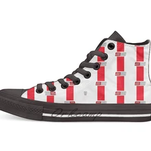 Jorge Lorenzo/Новинка; дизайнерская Повседневная парусиновая обувь; обувь на заказ; Прямая