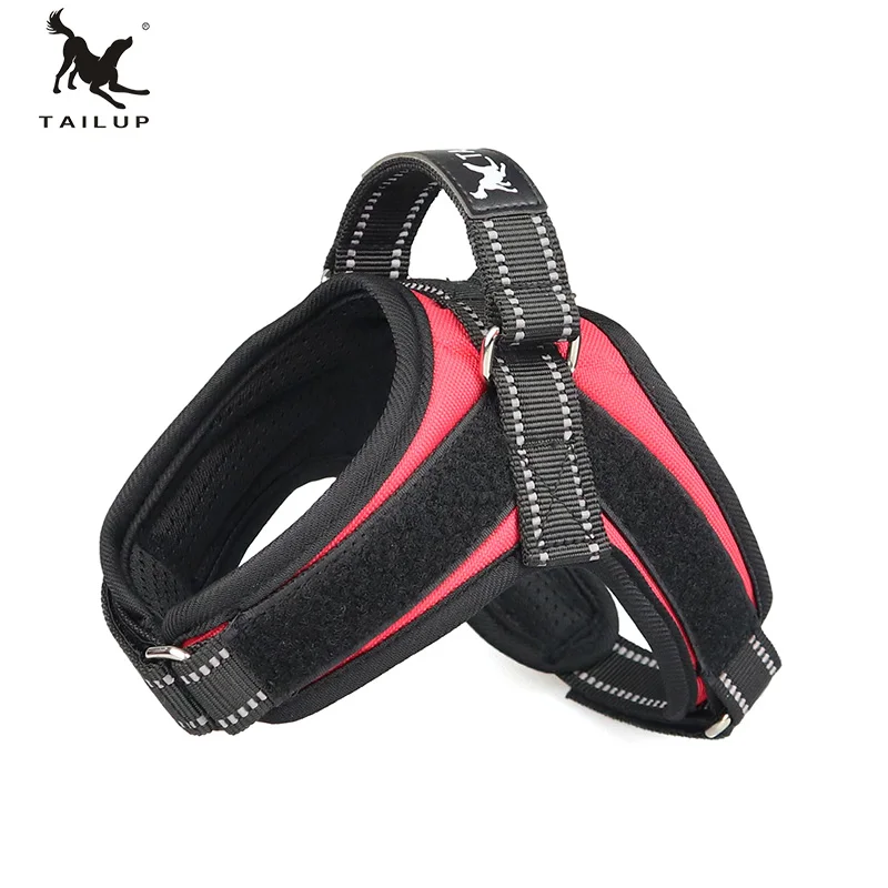 

TAILUP K9 Small Dog Harness Reflective Light Velcro No Pull Dog Harness Thicken Oxford Puppy Harnesses for Cats Dogs Supplies