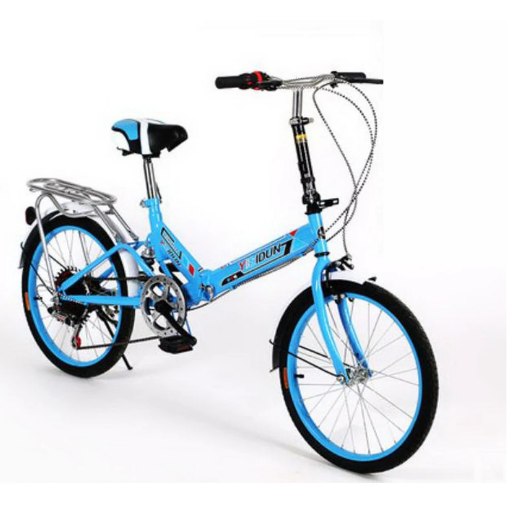 

161002/Bike / shock absorber adult male and female student bike/20 inch bright variable speed folding bike /