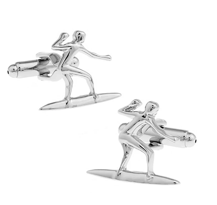 16 Sport Series Cuff Links 28 Designs Option Football Design Cufflinks - Окраска металла: 16