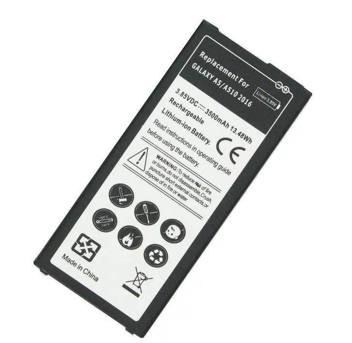 Аккумулятор для Samsung Galaxy A5 3500 Edition A510 EB BA510ABE A5100 A51 A510F + номер отслеживания 3 шт./лот