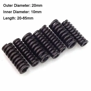 

1Pcs Brown Extra Heavy Load Compression Die Spring Outer Diameter 20mm Inner Diameter 10mm Length 20-65mm