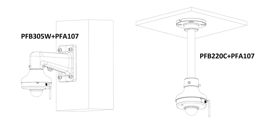 Dahua ip-камера Wi-Fi PTZ 2MP 3x Starlight инфракрасная сетевая камера SD1A203T-GN-W Поддержка Wi-Fi 1/2. 8 ''2Mp STARVI CMOS IVS IR 15 m IP66