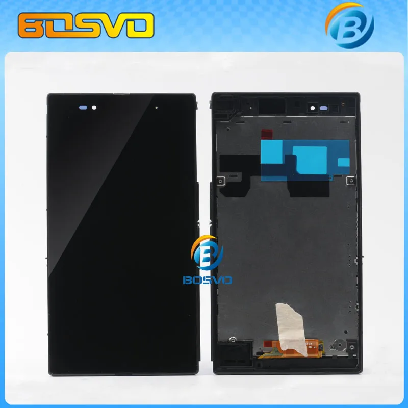 ФОТО Free DHL EMS for Sony for Xperia  Z Ultra XL39h C6802 C6833 LCD screen display with touch digitizer with frame 10 pcs/lot