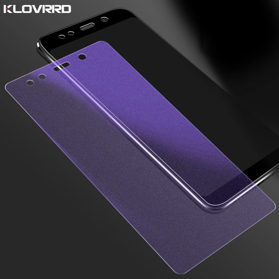 Anti UV Фиолетовый Синий Матовый Экран протекторы для Xiaomi Mi Redmi 5 Пульс Примечание pro