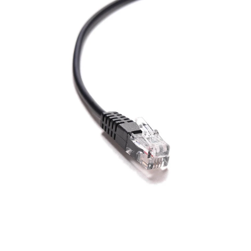 

New 3.5mm Female to RJ9 Male Headset Jack Phone Audio Adapter Cable Converters DOM668