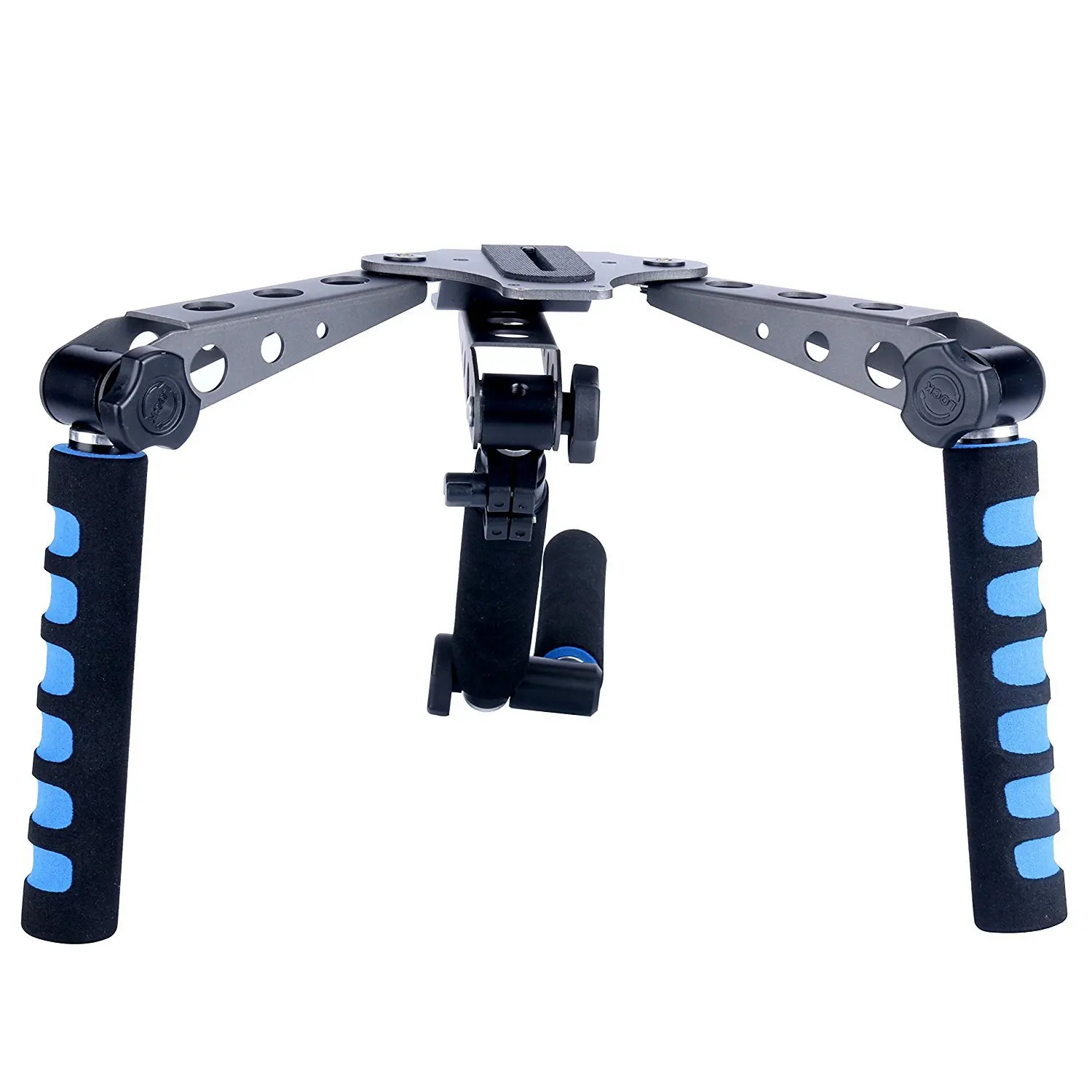 

DSLR Filmmaking System Shoulder Mount Stabilizer Aluminum Alloy Handheld Shoulder Stand FixedHolder for DV Photography Portable
