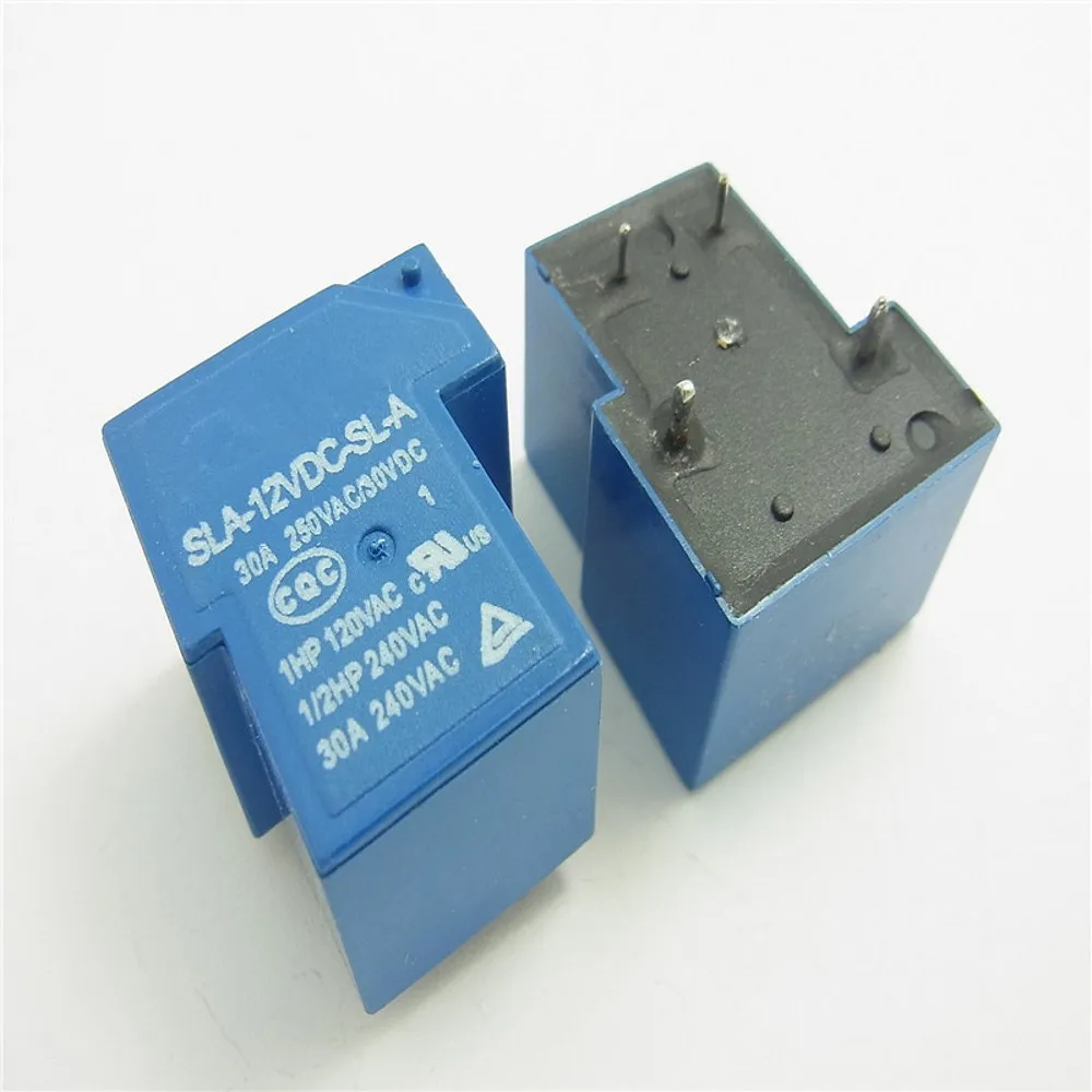 10 шт./лот Мощность реле SLA-05VDC-SL-A SLA-09VDC-SL-A SLA-12VDC-SL-A SLA-24VDC-SL-A 5В 9В 12В 24В 30A 4PIN T90