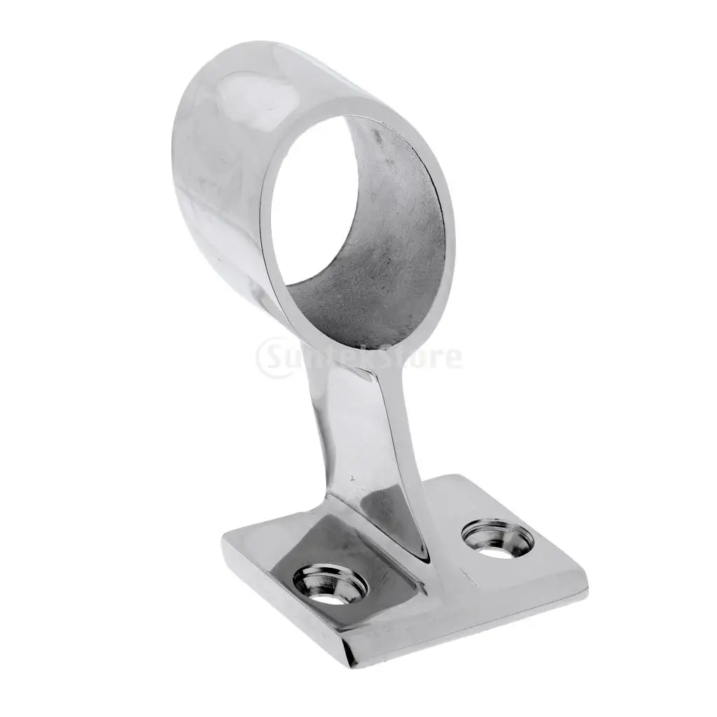 Marine Boat Hand Rail Fitting 60 Degree Center Stanchion 7/8`` 22mm Stainless Steel Hardware