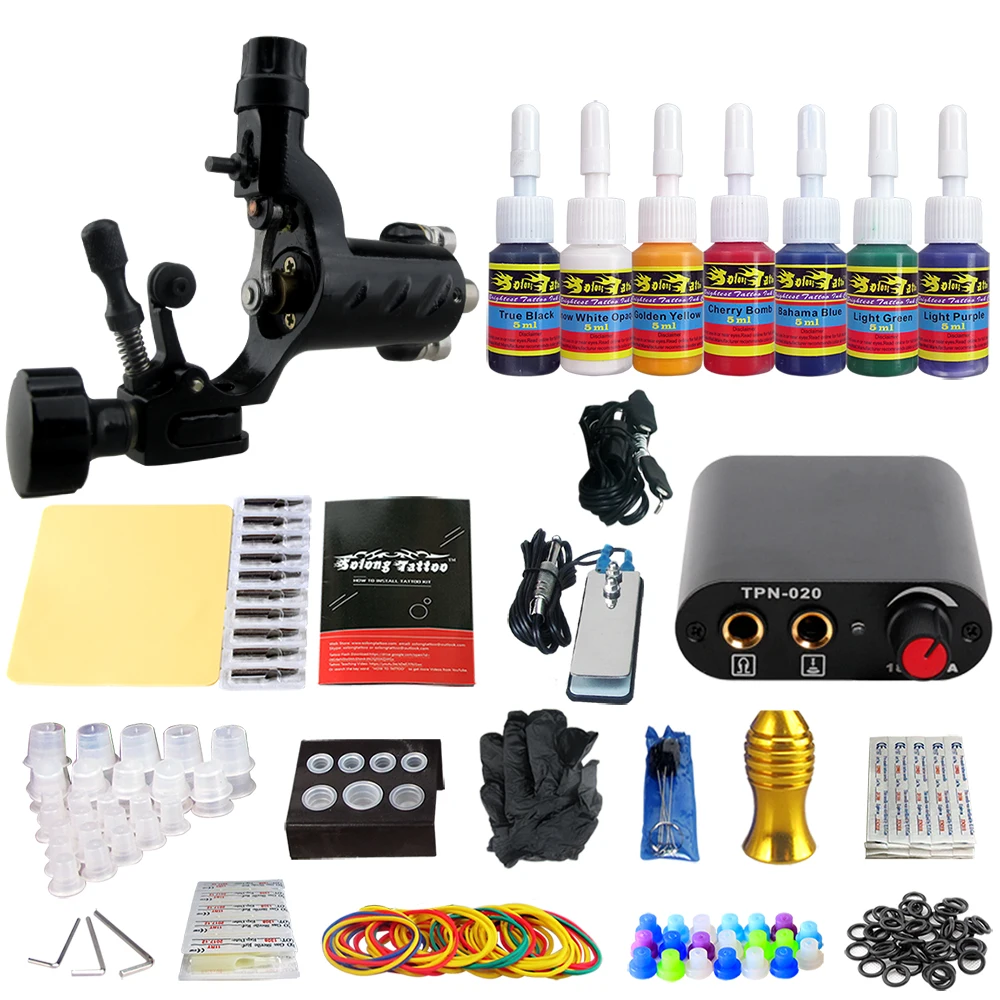 

Stigma Rotary Tattoo Machine Professional Sets 7 Inks TK105-32