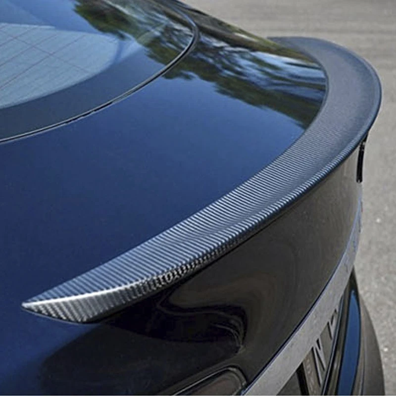 Suitable for Tesla model S 4-door sedan 2012 2013 2014 2015 2016 carbon fiber rear spoiler tail box car wing cap auto parts | Автомобили и