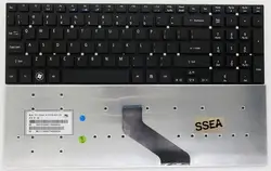 SSEA Новая Клавиатура США черный для acer Aspire E1-572G 570 510 E5 571 E572 E5 551 Клавиатура ноутбука без рамки