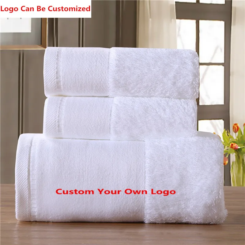 lusso su misura logo towel set 1000g cotone egiziano 3 pz set da bagno viso