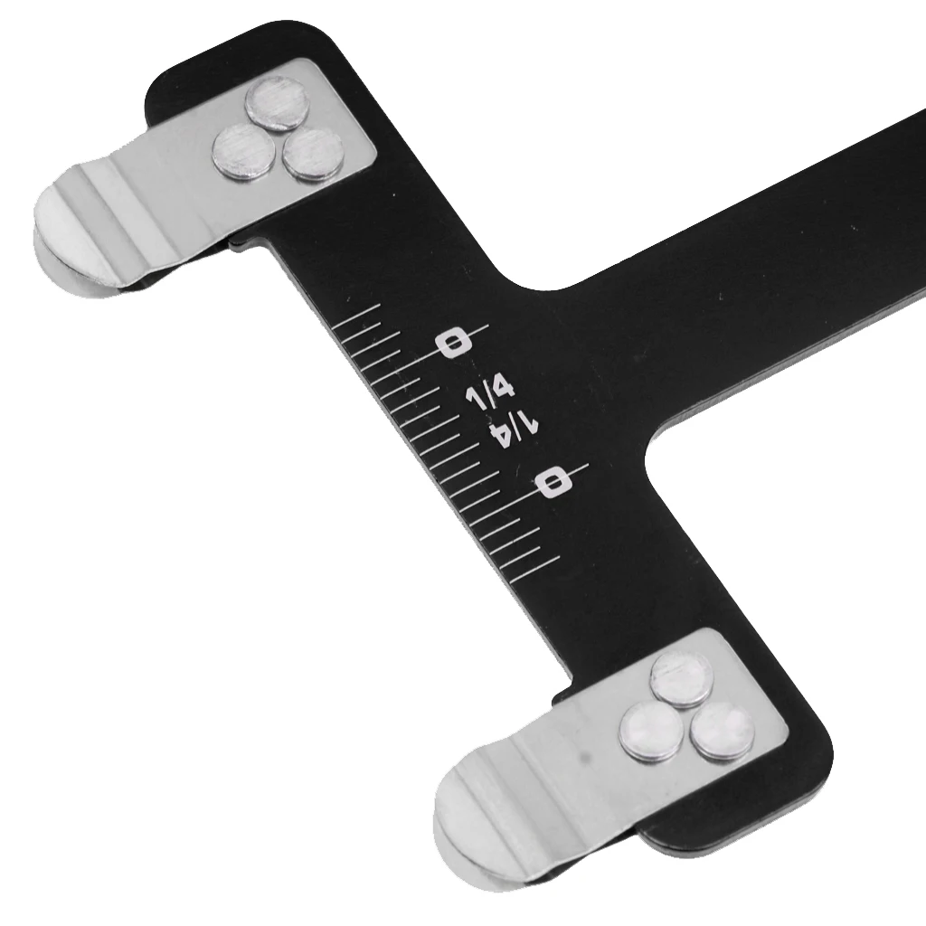 Outdoor Pro Archery Aluminum Alloy Ruler T Shaped Bow Square Tool for Recurve Compound Bows Longbow Tuning Nocking Point