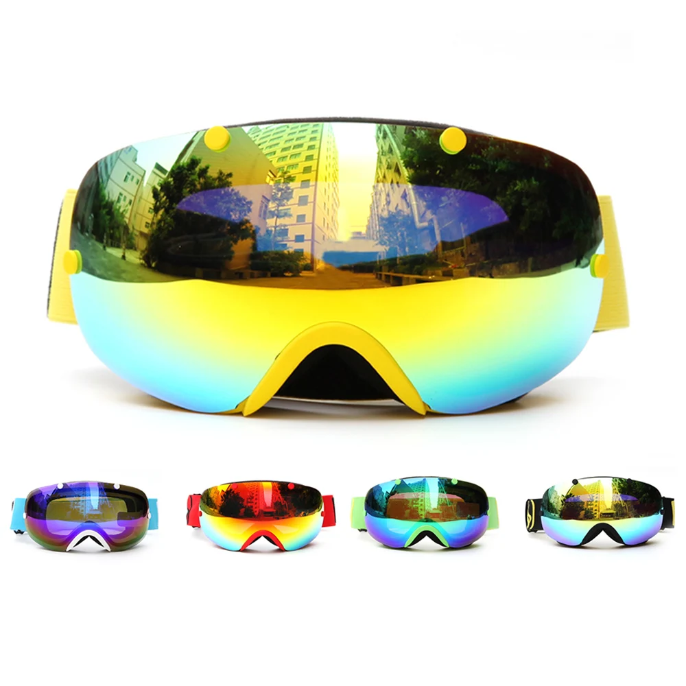 

Winter Ski Goggles Dual Lens Uv400 Anti-Fog Snowboard Goggles Spherical Men Women Snow Skating Skiing Sports Goggle Detachable