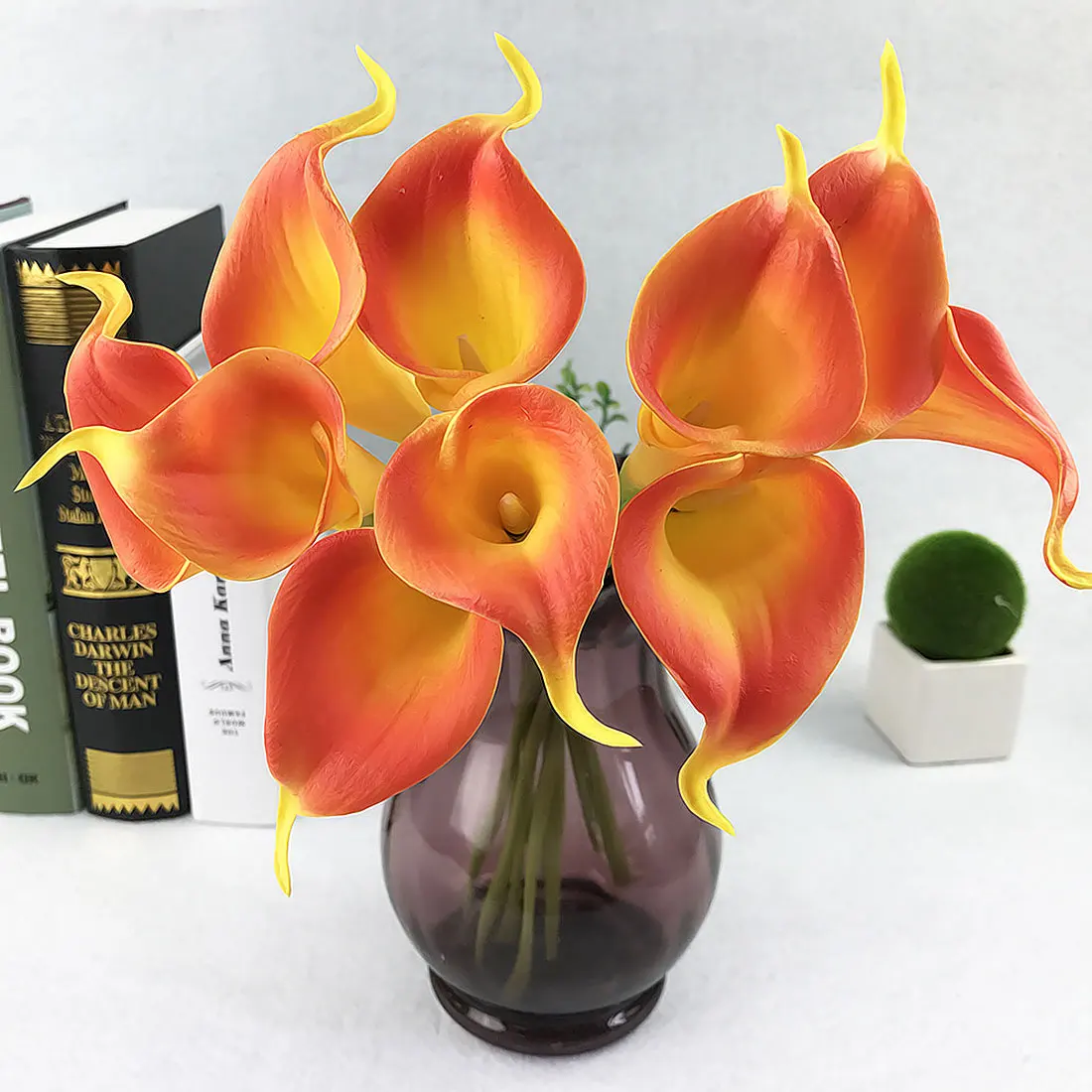 2pcs/lot Mini Calla Lily Artificial Flower For Wedding Party Home Room Decoration Marriage Shoes Hats Accessories Silk Flower 2pcs/lot Mini Calla Lily Artificial Flower For Wedding Party Home Room Decoration Marriage Shoes Hats Accessories Silk Flower