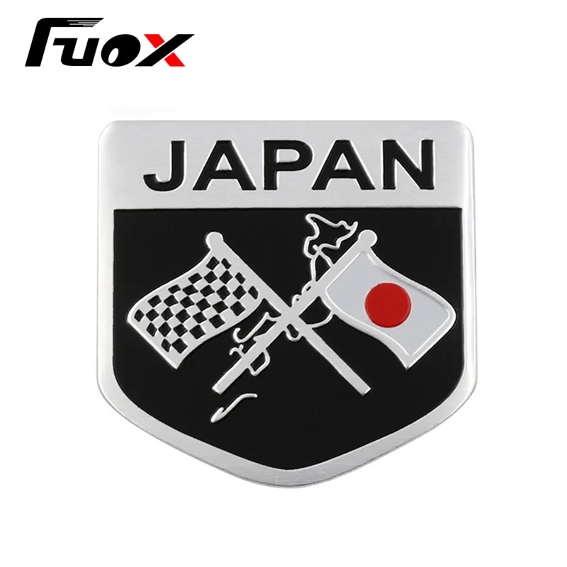 

Metal Japanese Flag Emblem Badge JAPAN Car-Sticker Decal For Toyoto Honda Nissan Mazda Lexus Mitsubishi Infiniti SUBARU Suzuki