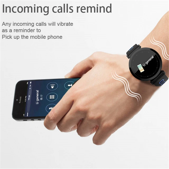 OGEDA Smart Men Watches Color Screen Heart Rate Blood Pressure Monitor Activity Fitness Tracking Smart Clock Bluetooth Wristband