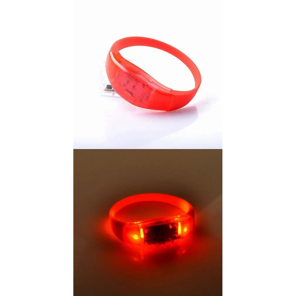 

Fashionable Design Night Safety Party Rave Concert Voice Control LED Light Bracelet Bangle Sound Activated Glows