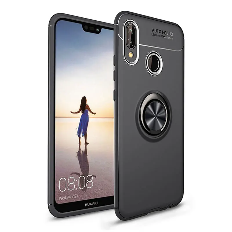 Чехол для Huawei Y9 2019 Enjoy 9 Plus мягкий силиконовый чехол с подставкой P30 Pro Honor 8C Mate 20 Lite