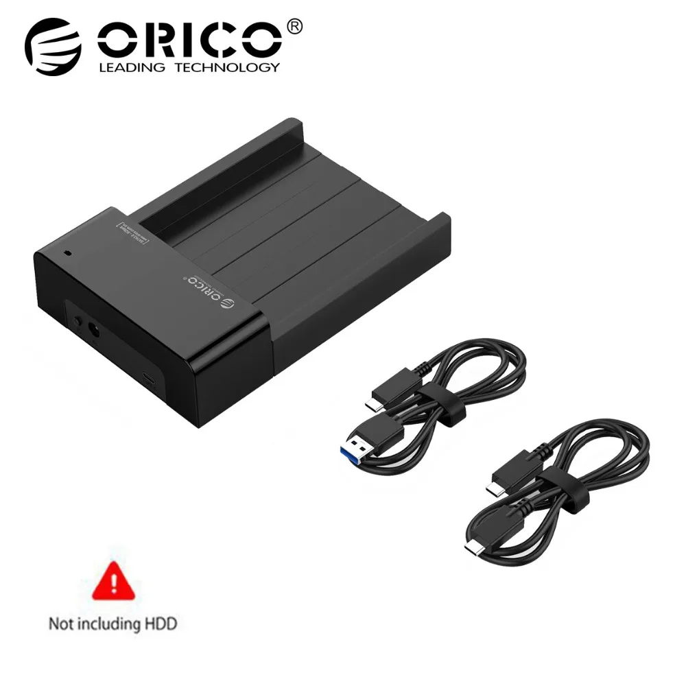 

ORICO 2.5/3.5 inch Type-C to USB-A with SATA Adapter Hard Drive Dock Box External HDD Enclosure for Windows for MacOS for Linux