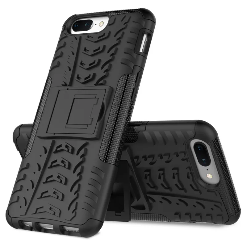 OnePlus 5 Case Tire Tough Rugged Dual Hybrid Hard Stand Duty Armor Phone Case For One Plus Five A5000 TPU+PC Fundas Capa w Stand (5)