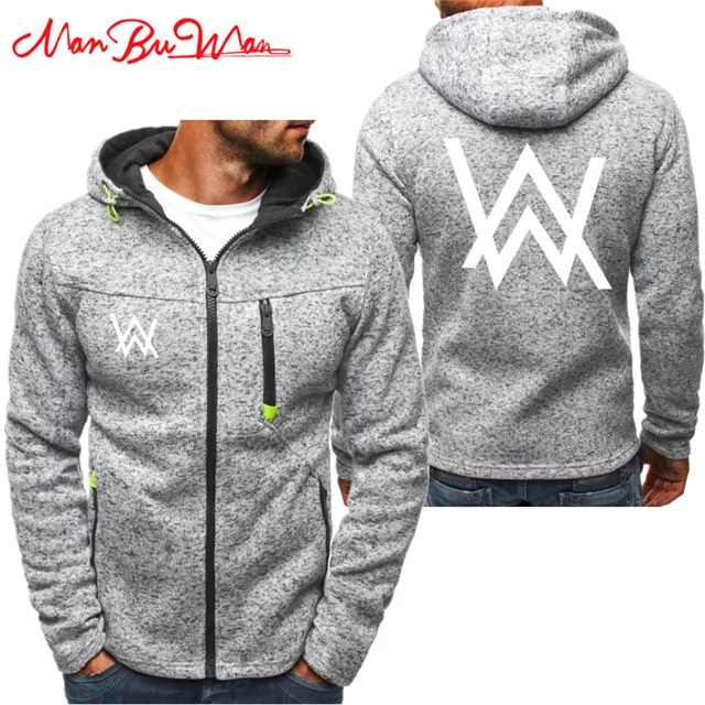 Alan Walker толстовки мужские модные на молнии мужская толстовка с капюшоном