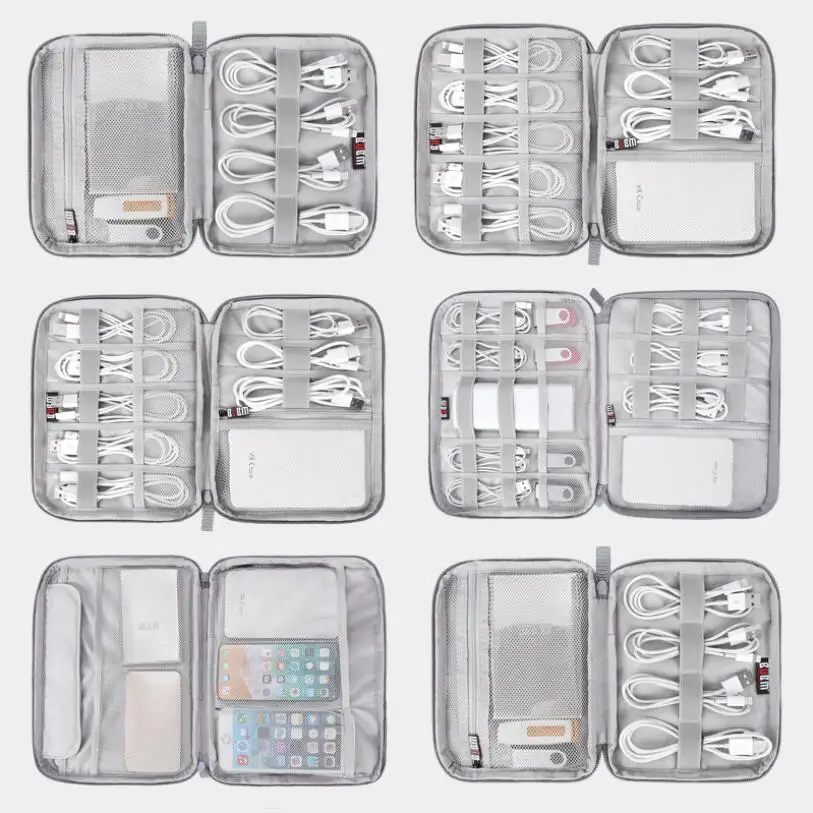 

Data cable storage bag Multi-function storage bag Travel digital package u disk battery hard disk storage bags