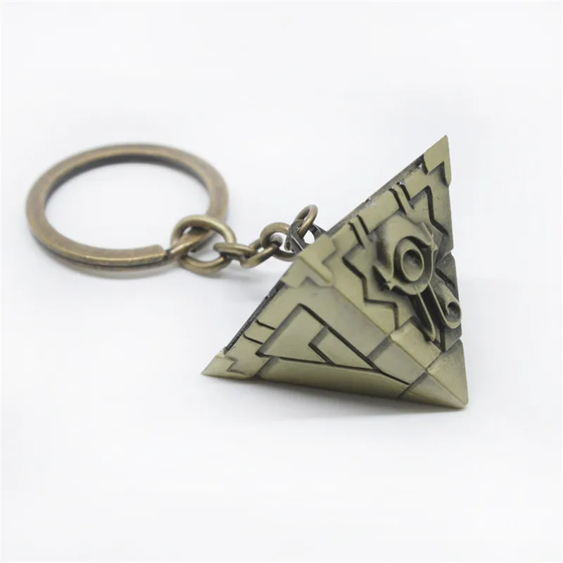 

BOOCRE Anime Duel Monsters Cosplay Yugioh Millenium Puzzle Keychain Necklace Pendant Costumes Accessories 2 Colors