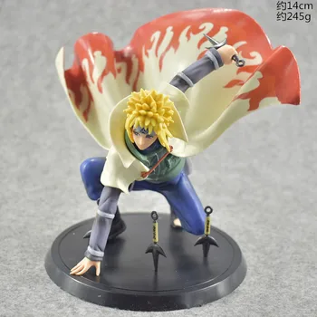 

14cm Anime Naruto Shippuden figure yondaime hokage Namikaze Minato PVC action figure collection model toy