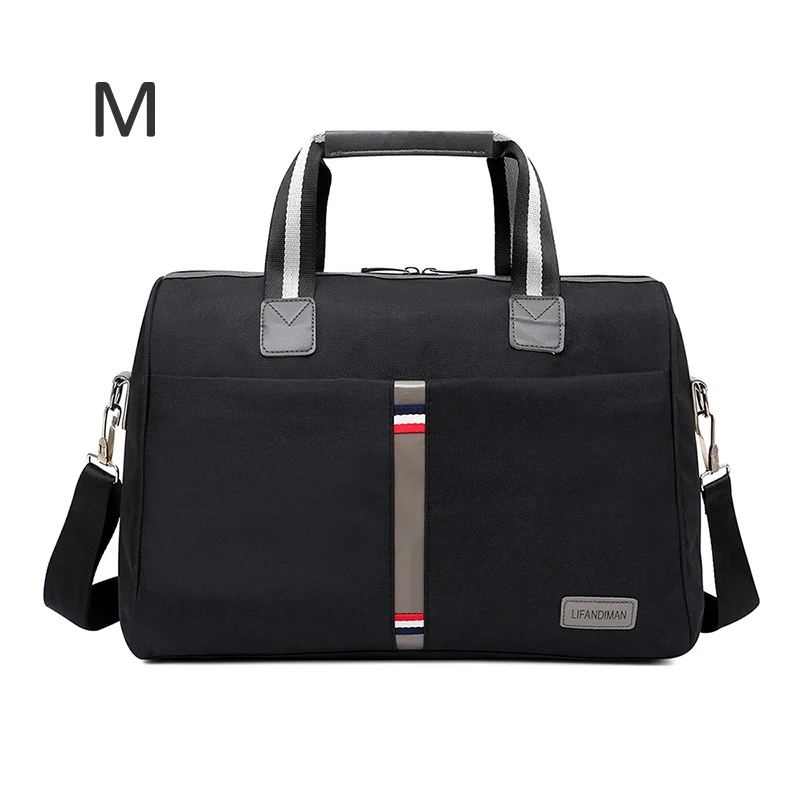 Складная портативная сумка на плечо для отдыха, водонепроницаемая дорожная сумка для мужчин и женщин, сумка для путешествий, большая многофункциональная сумка для фитнеса XA164ZC - Цвет: Black M