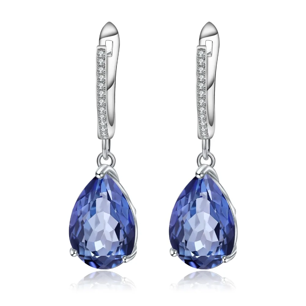 GEM'S BALLET 10.44Ct натуральный Iolite голубой цвет мистический кварцевый камень 925 тонкие