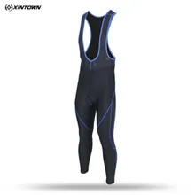 Xintown команда Спорт Для мужчин Велоспорт длинным комбинезон Coolmax 3D гель площадку mtb велосипеда комбинезон Колготки гоночный велосипед брюки