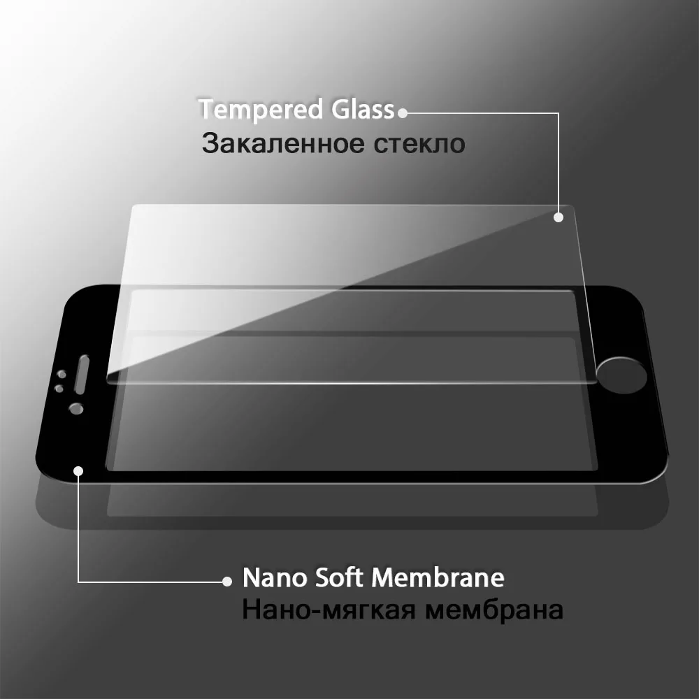 JONSNOW 3D закаленное стекло для iPhone X XS XR XS MAX Полное покрытие экрана протектор для iPhone 6 6S iPhone 7 8 Plus защитный