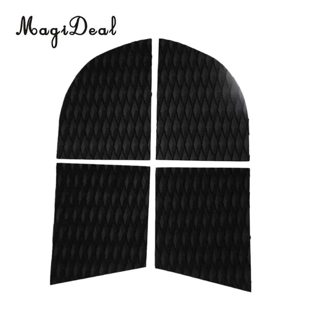 MagiDeal 4Pcs Non-Slip EVA Dog Pet Paw Traction Pads Deck Grip Mat Tail Pads for Kayak Surf SUP Surfboard Stand Up Paddle Board