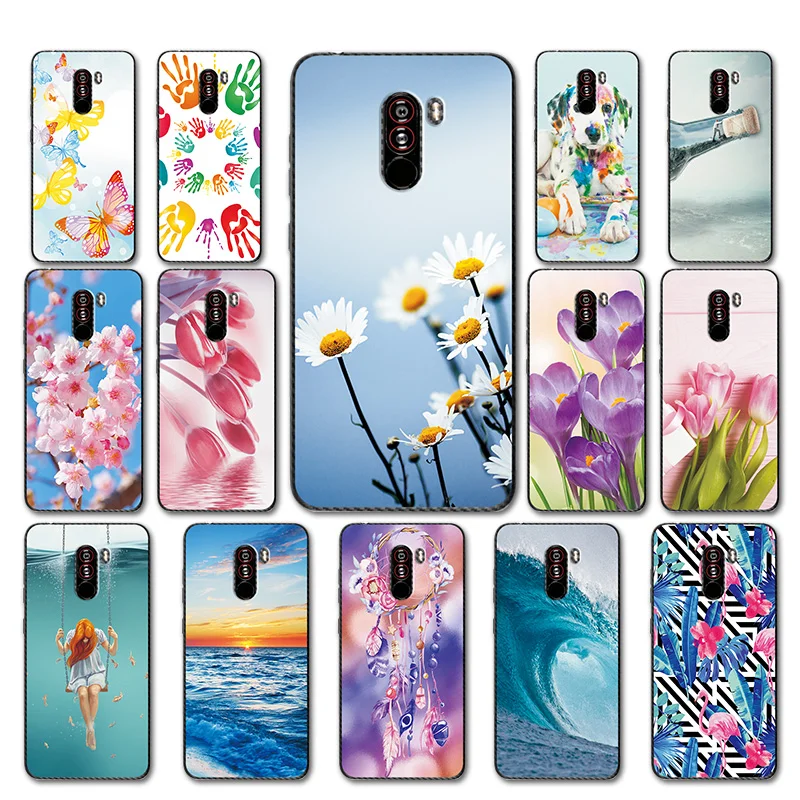 

For Xiaomi Redmi Go S2 Case Love Heart Pocophone F1 Phone Shell For Redmi 7 Back Protective Cover For Xiaomi Mi9 Fitted Case