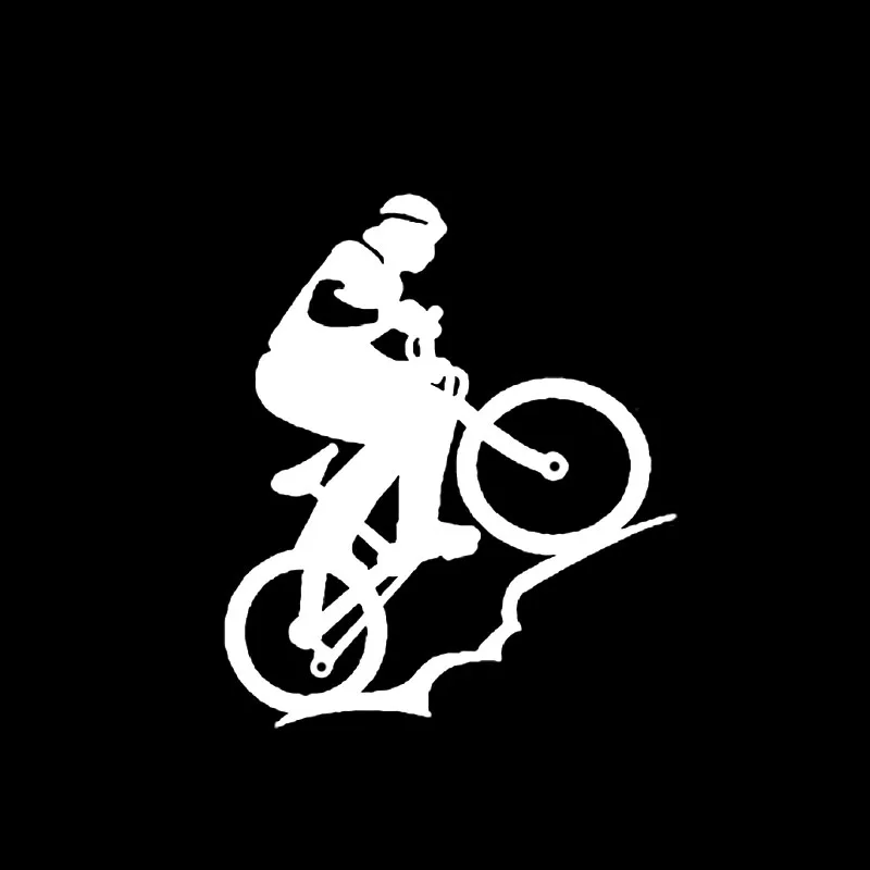 YJZT 11 3*13 4 см Trail Run Cyclist украшение автомобиля моделирование стикер аксессуары