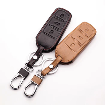 

For Volkswagen key cover Style C/New Sagitar high quality protection top layer leather case 3 buttons car key car accessories
